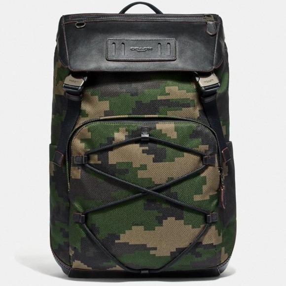 Coach Other - NWT Coach Terrain Backpack W/ Pixelated Camouflage